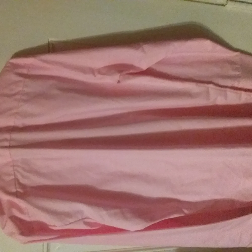 Pink Ruffled Button-Up Shirt - Picture 3 of 6